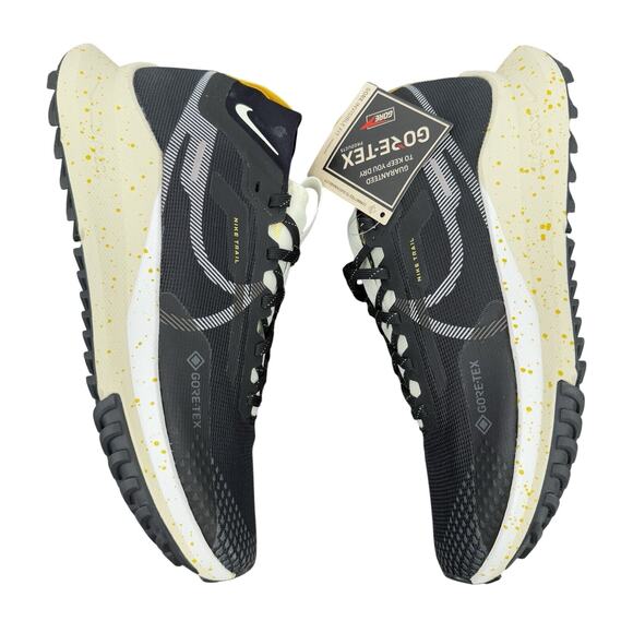 Nike Pegasus Trail 4 GORE-TEX Waterproof Trail Running Shoe Mens 7.5 Black Vivid